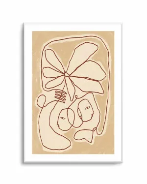 Soft Connection by Shatha Al Dafai by oliveetoriel.com, a Prints for sale on Style Sourcebook