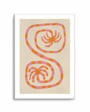 Summer Palms Connection by Shatha Al Dafai by oliveetoriel.com, a Prints for sale on Style Sourcebook