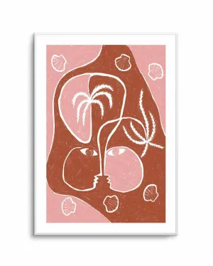 Palm Tree Island 4 by Shatha Al Dafai by oliveetoriel.com, a Prints for sale on Style Sourcebook