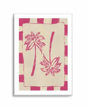Palm Paradise Pink by Shatha Al Dafai by oliveetoriel.com, a Prints for sale on Style Sourcebook