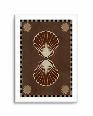 Lush Duo 3 Brown by Shatha Al Dafai by oliveetoriel.com, a Prints for sale on Style Sourcebook