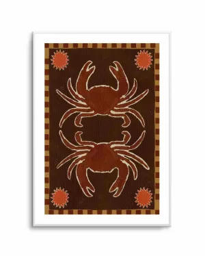 Crab Mirror Dance by Shatha Al Dafai by oliveetoriel.com, a Prints for sale on Style Sourcebook