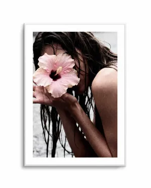 Pink Hibiscus by oliveetoriel.com, a Prints for sale on Style Sourcebook
