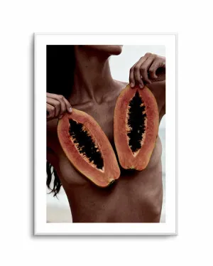 Two Papaya by oliveetoriel.com, a Prints for sale on Style Sourcebook