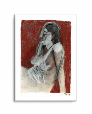 Sitting Woman by Tore Bahnson by oliveetoriel.com, a Prints for sale on Style Sourcebook