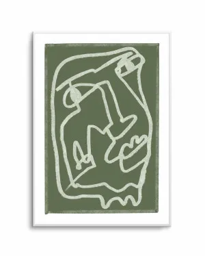 Green Abstract by Sharyn Bursic by oliveetoriel.com, a Prints for sale on Style Sourcebook