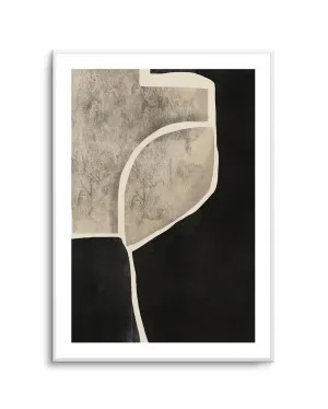 Black Abstract Mosaic by Little Dean by oliveetoriel.com, a Prints for sale on Style Sourcebook
