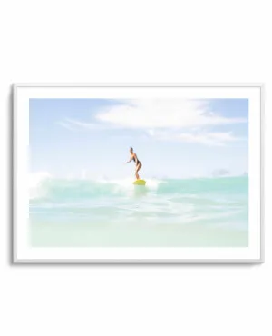 Soliel Surfer Girl, Waikiki Beach by Michael Geercke by oliveetoriel.com, a Prints for sale on Style Sourcebook