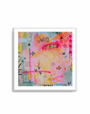 Good Vibes by Jackie Green by oliveetoriel.com, a Prints for sale on Style Sourcebook