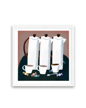 Three Coffee Jugs by Marco Marella by oliveetoriel.com, a Prints for sale on Style Sourcebook