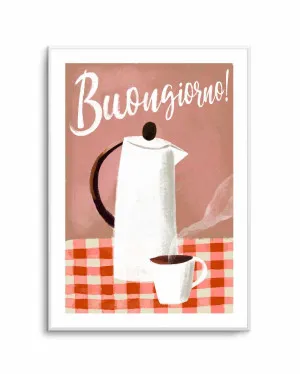 Buongiorno Coffee by Marco Marella by oliveetoriel.com, a Prints for sale on Style Sourcebook