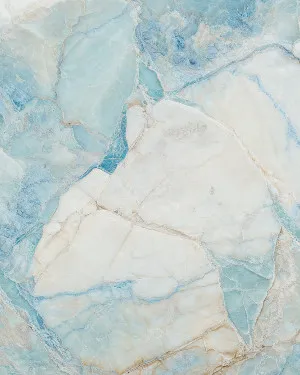 Sea Salt Blue Marble Mural Wallpaper by oliveetoriel.com, a Wallpaper for sale on Style Sourcebook