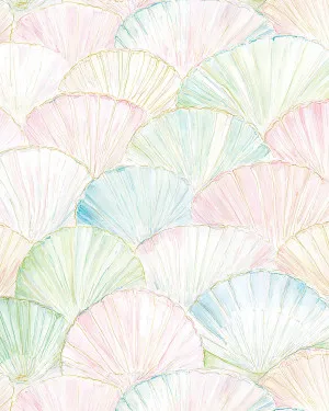 Shell Confetti Wallpaper by oliveetoriel.com, a Wallpaper for sale on Style Sourcebook