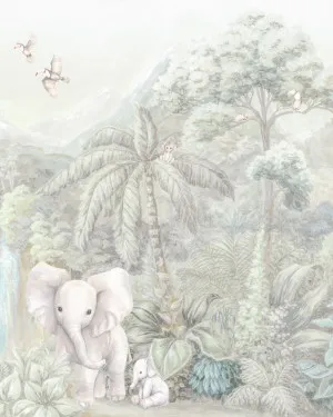 Jungle Tales Wallpaper Mural by oliveetoriel.com, a Wallpaper for sale on Style Sourcebook