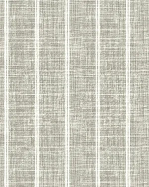 Linen Double Stripe in Soft Sage Green Wallpaper by oliveetoriel.com, a Wallpaper for sale on Style Sourcebook