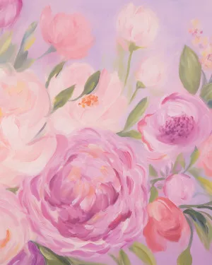 Lilac Floral Bloom Wallpaper Mural by oliveetoriel.com, a Wallpaper for sale on Style Sourcebook