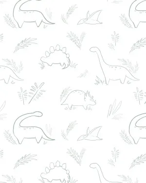 Dino Days Wallpaper by oliveetoriel.com, a Wallpaper for sale on Style Sourcebook