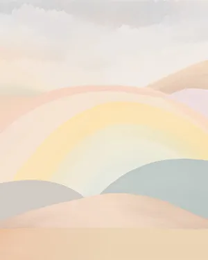 Rainbow Trails Wallpaper Mural by oliveetoriel.com, a Wallpaper for sale on Style Sourcebook