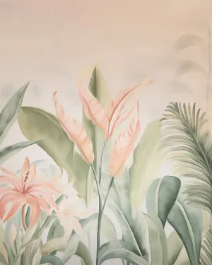 Tropical Mist Wallpaper Mural by oliveetoriel.com, a Wallpaper for sale on Style Sourcebook
