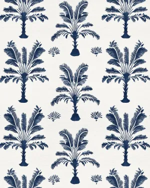 Midnight Colonial Palms Wallpaper by oliveetoriel.com, a Wallpaper for sale on Style Sourcebook
