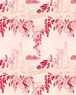 Happy Hour Napa Valley Wallpaper by oliveetoriel.com, a Wallpaper for sale on Style Sourcebook