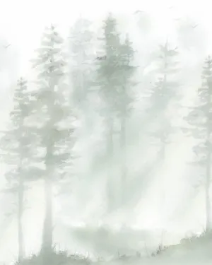 Forest Meadows Wallpaper Mural by oliveetoriel.com, a Wallpaper for sale on Style Sourcebook