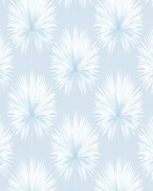 Coastal Fan Palm in Light Blue Wallpaper by oliveetoriel.com, a Wallpaper for sale on Style Sourcebook