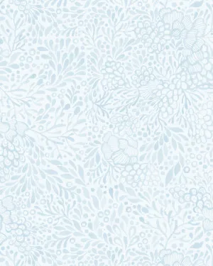 Watercolour Coral in Light Blue Wallpaper by oliveetoriel.com, a Wallpaper for sale on Style Sourcebook