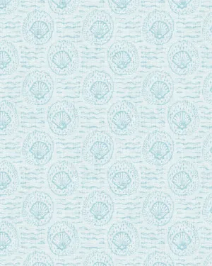 Coastal Walk in Light Blue Wallpaper by oliveetoriel.com, a Wallpaper for sale on Style Sourcebook