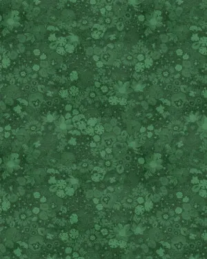 Dark Forest Flowers Dark Green Wallpaper by oliveetoriel.com, a Wallpaper for sale on Style Sourcebook
