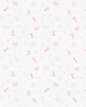 Sweet Butterflies in Soft Pink Wallpaper by oliveetoriel.com, a Wallpaper for sale on Style Sourcebook