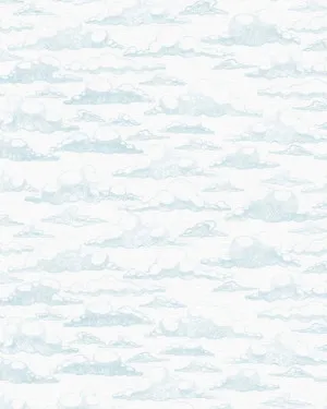 Cloudy Days in Soft Blue Wallpaper by oliveetoriel.com, a Wallpaper for sale on Style Sourcebook