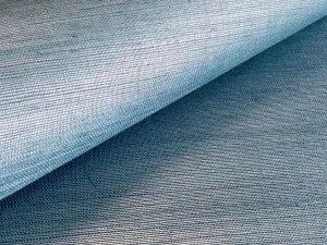 Tranquil Marine Blue Luxe Sisal Woven Wallpaper by oliveetoriel.com, a Wallpaper for sale on Style Sourcebook