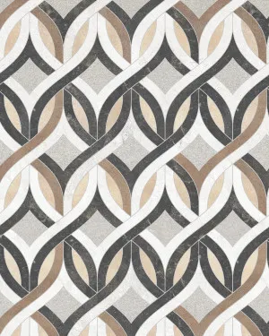 Marble Knots - Neutral Wallpaper by oliveetoriel.com, a Wallpaper for sale on Style Sourcebook