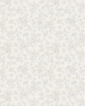 Garden Foliage in Soft Grey Wallpaper by oliveetoriel.com, a Wallpaper for sale on Style Sourcebook