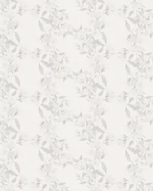 Calming Florals in Soft Grey Wallpaper by oliveetoriel.com, a Wallpaper for sale on Style Sourcebook