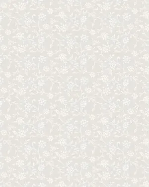 Floral Country Vines in Soft Grey Wallpaper by oliveetoriel.com, a Wallpaper for sale on Style Sourcebook
