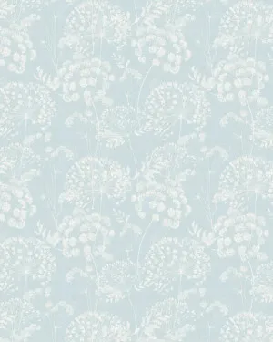 Dandelions in Bloom in Soft Blue Wallpaper by oliveetoriel.com, a Wallpaper for sale on Style Sourcebook
