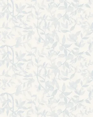 Citrus Tree Luxe in Soft Blue Wallpaper by oliveetoriel.com, a Wallpaper for sale on Style Sourcebook