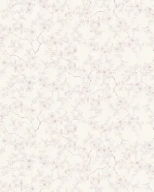 Country Floral Stems in Dusty Pink Wallpaper by oliveetoriel.com, a Wallpaper for sale on Style Sourcebook
