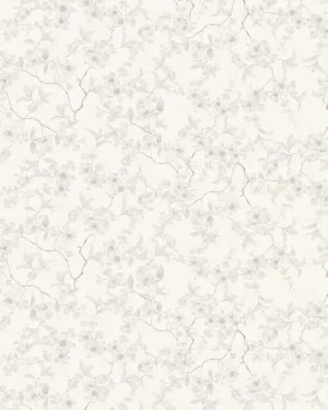 Country Floral Stems in Grey Wallpaper by oliveetoriel.com, a Wallpaper for sale on Style Sourcebook