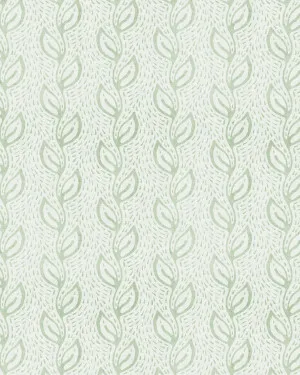 Dotted Leaves in Sage Green Wallpaper by oliveetoriel.com, a Wallpaper for sale on Style Sourcebook