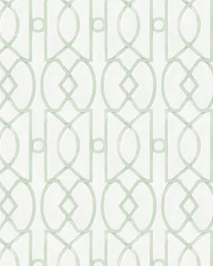 Trellis Luxe in Sage Green Wallpaper by oliveetoriel.com, a Wallpaper for sale on Style Sourcebook