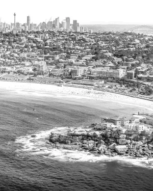 Bondi to Bridge by oliveetoriel.com, a Wallpaper for sale on Style Sourcebook
