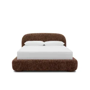Lull Queen Bed - [ Eros Cinnamon ] by Ellison Studios, a Beds & Bed Frames for sale on Style Sourcebook