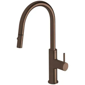 Sussex Taps Virgo Sink Mixer Pull Out Spray Tap Living Rustic Bronze VGSMPOS01-21 by Sussex Taps, a Kitchen Taps & Mixers for sale on Style Sourcebook