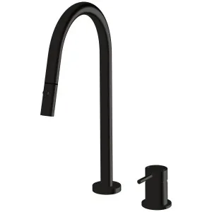 Sussex Taps Virgo Hob Set Pull Out Spray Tap LUXPVD Matte Opium Black VGHMSPOS01-58 by Sussex Taps, a Kitchen Taps & Mixers for sale on Style Sourcebook