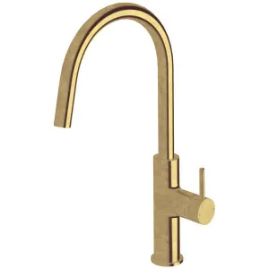 Sussex Taps Virgo Sink Mixer Tap Living Tumbled Brass VGSM01-23 by Sussex Taps, a Kitchen Taps & Mixers for sale on Style Sourcebook