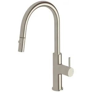 Sussex Taps Virgo Sink Mixer Pull Out Spray Tap LUXPVD Brushed Oyster Nickel VGSMPOS01-51 by Sussex Taps, a Kitchen Taps & Mixers for sale on Style Sourcebook