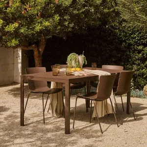 Ravello Outdoor Six Seater Dining Table - Chocolate - Mocka by Mocka., a Tables for sale on Style Sourcebook
